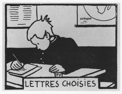 キャロット・ポワール「lettres choisies", Jules Renard, illustration by Felix Vallotton, ed.フラマリオン。 作： Felix Edouard Vallotton