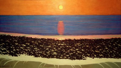 サンセット、ビラービル 作： Felix Edouard Vallotton