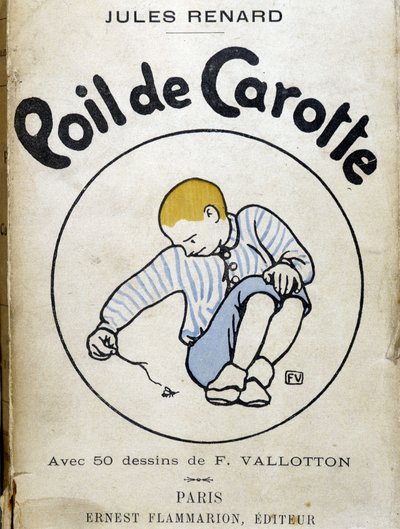 表紙 "Carrot Head" by Jules Renard Paris, Ernest Flammarion (ブックカバー) 作： Felix Edouard Vallotton