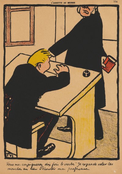 犯罪と罰XVII、774：あなたは1871年に活用するものとします。 作： Felix Edouard Vallotton