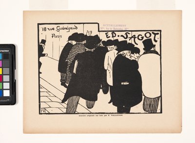 Ed Sagot - Lovers Of Prints (impressão em xilogravura) 作： Felix Edouard Vallotton