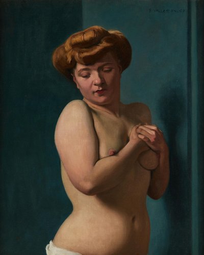 裸の女性、1907年。 作： Felix Edouard Vallotton