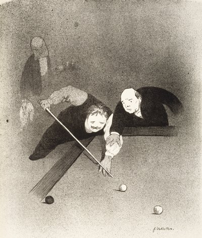 LEscarmouche：The Bores、1898 作： Felix Edouard Vallotton