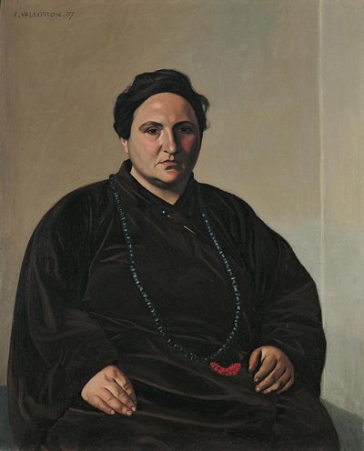 ガートルードスタイン、1907 作： Felix Edouard Vallotton