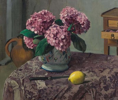 オルテンシアスとレモン、1923年。 作： Felix Edouard Vallotton