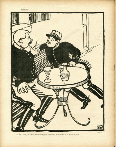 Felix dit Vallottonのイラスト 作： Felix Edouard Vallotton