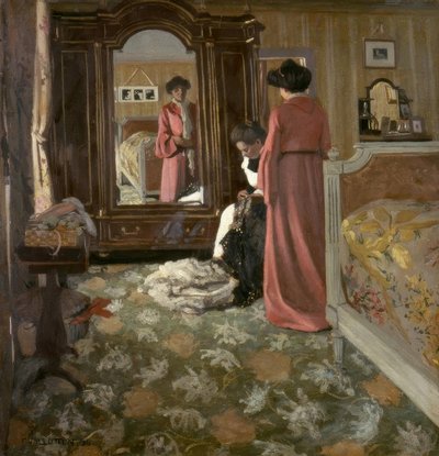 インテリア 作： Felix Edouard Vallotton