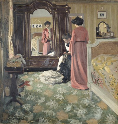 インテリア 作： Felix Edouard Vallotton