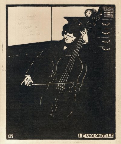 チェロ 作： Felix Edouard Vallotton