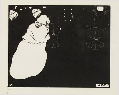 出口、1895 作： Felix Edouard Vallotton