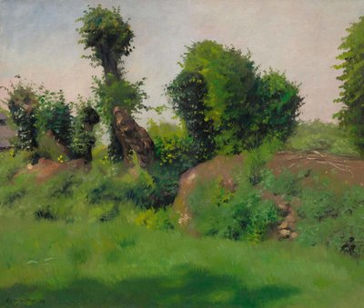 ヘッジ、オンフルール、1909年。 作： Felix Edouard Vallotton