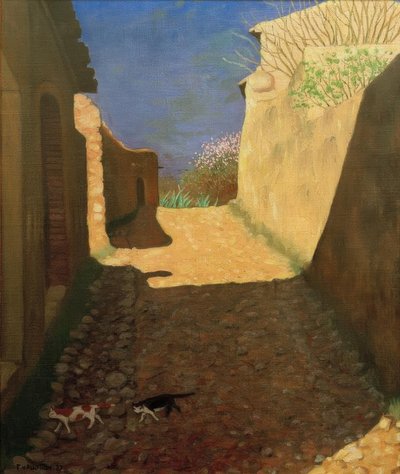 日当たりの良い通り 作： Felix Edouard Vallotton