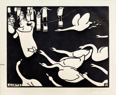 アラート 作： Felix Edouard Vallotton