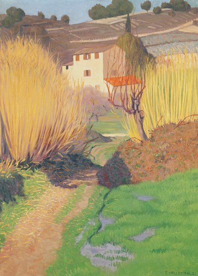 ラニュスの風景、1921年 作： Felix Edouard Vallotton