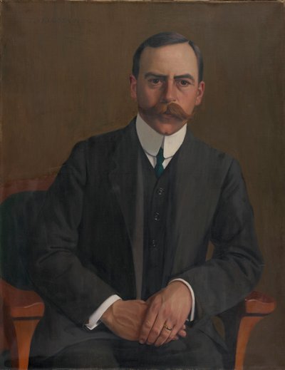 アーサー・ハーンローザー博士、1909年。 作： Felix Edouard Vallotton