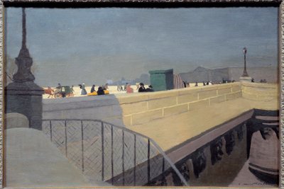 パリのポンヌフ パリのポンヌフ フェリックス・ヴァロットン（1865-1925）の絵画 1901 Sun.0.38x0.57 m Winterthur.アートミュージアム 作： Felix Edouard Vallotton