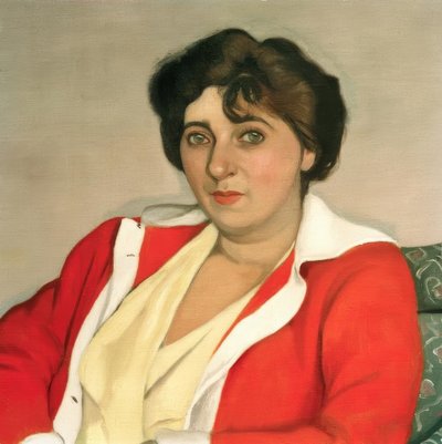 赤いセーター 作： Felix Edouard Vallotton