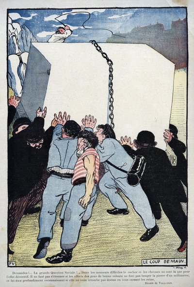 救いの手-大きな社会問題...-Felix Vallotton作 作： Felix Edouard Vallotton
