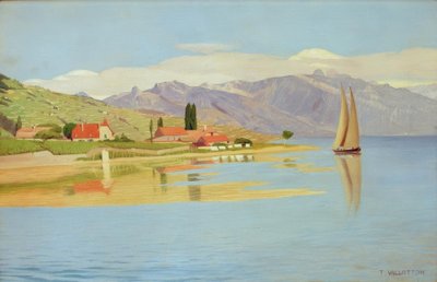 プーリーの港 作： Felix Edouard Vallotton