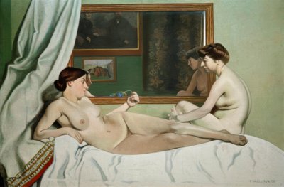 残りのモデル 作： Felix Edouard Vallotton