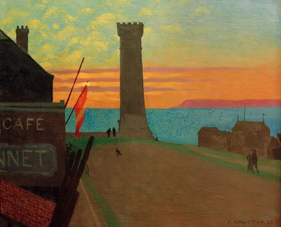 オンフルールの古い灯台 作： Felix Edouard Vallotton