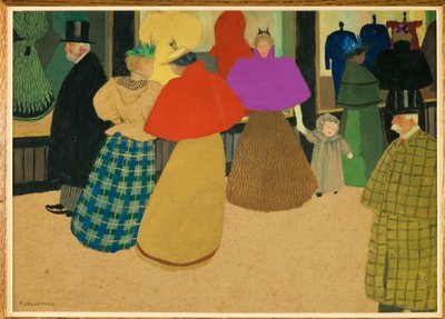 レ・パッサン 作： Felix Edouard Vallotton
