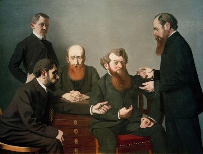 5人の画家 作： Felix Edouard Vallotton