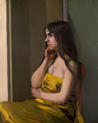 黄色いもの 作： Felix Edouard Vallotton