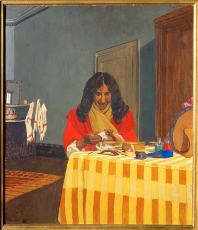 Mme.フェリックス・ヴァロットン 作： Felix Edouard Vallotton