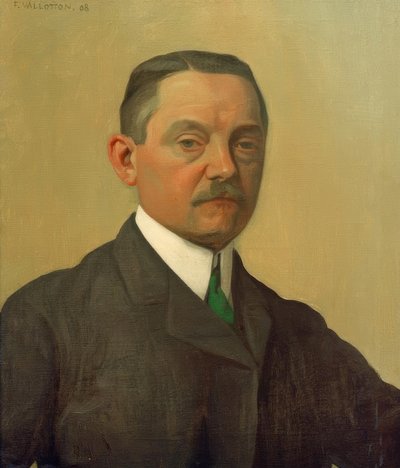 私の肖像 作： Felix Edouard Vallotton