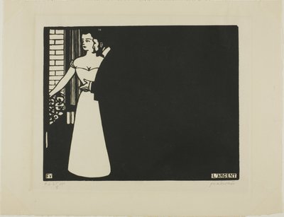 お金、Intimacys のプレート 5 作： Felix Edouard Vallotton