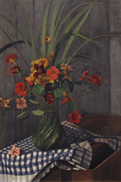 キンレンカ、1920 作： Felix Edouard Vallotton
