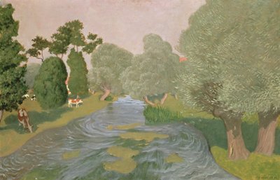 ノルマンディーの風景 作： Felix Edouard Vallotton