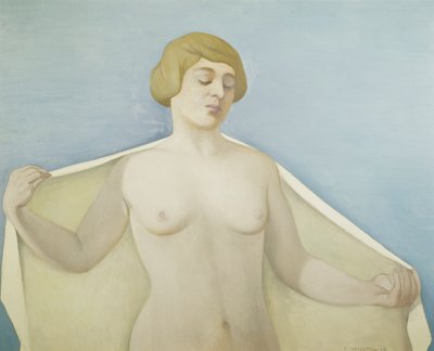 お風呂から;風呂を出る、1914 作： Felix Edouard Vallotton