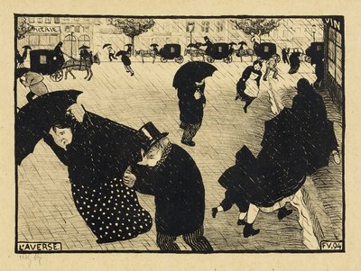 パリ・インテンス、1893-94 作： Felix Edouard Vallotton