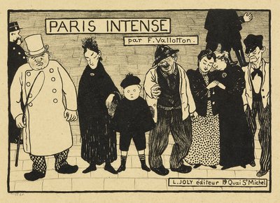 パリ・インテンス、1893-94 作： Felix Edouard Vallotton