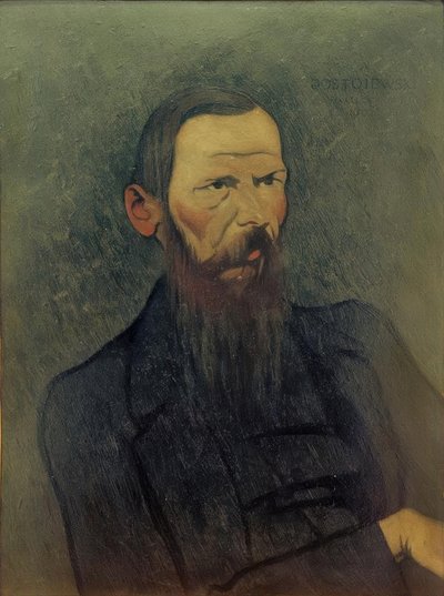 ドストエフスキーの装飾的な肖像画 作： Felix Edouard Vallotton