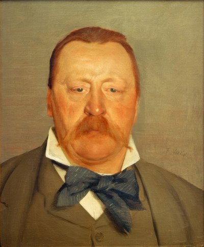 ムッシュアルフレッドデリスルの肖像 作： Felix Edouard Vallotton
