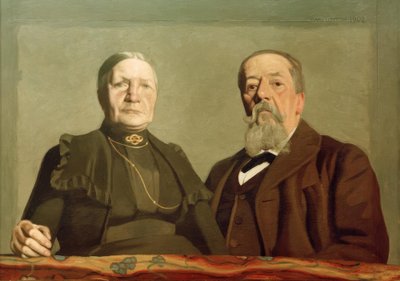 一緒に両親のポートレート 作： Felix Edouard Vallotton