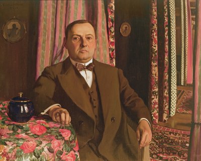 ジョージE.ハーセンの肖像、1913年 作： Felix Edouard Vallotton