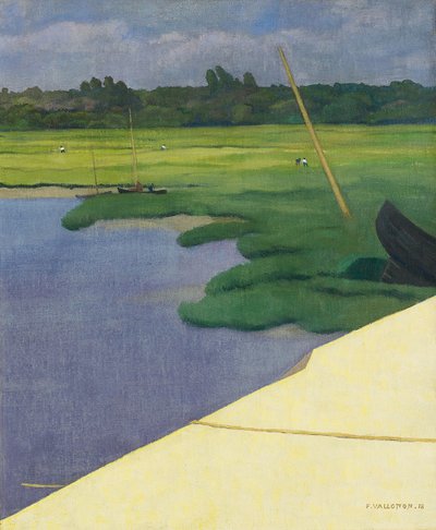 ケデベルヴィル、1918年 作： Felix Edouard Vallotton