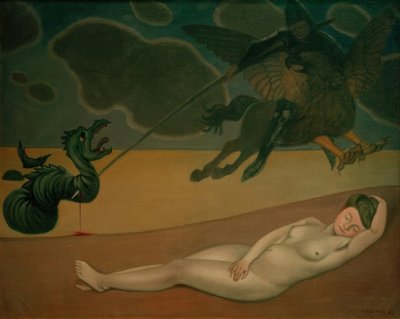 ロジェがアンジェリークを提供 作： Felix Edouard Vallotton