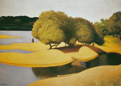 ロワール河畔の砂 作： Felix Edouard Vallotton