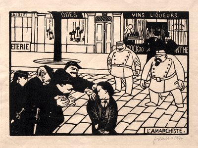 アナキスト。 作： Felix Edouard Vallotton