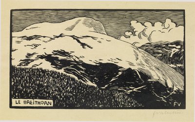 ブライトホルン、1892 作： Felix Edouard Vallotton