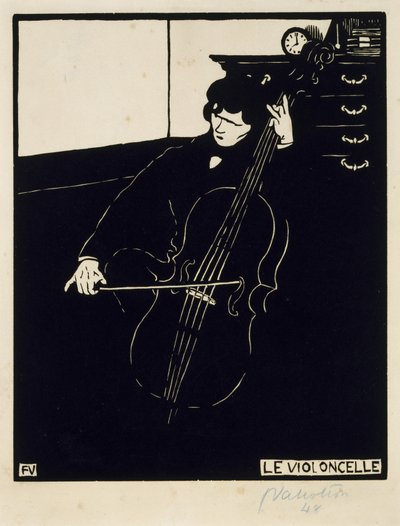 チェロ 作： Felix Edouard Vallotton