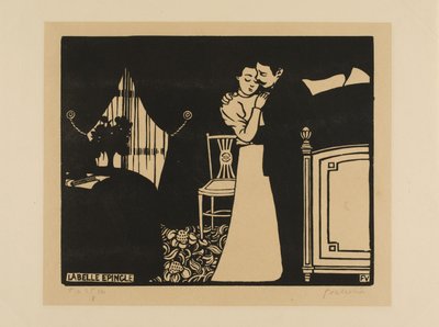 ファインピン、インティマシーズのプレート3、1898 作： Felix Edouard Vallotton