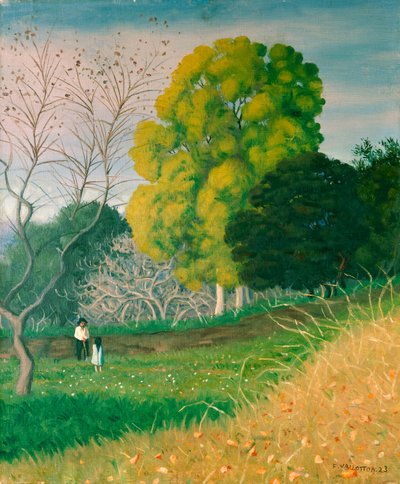 グリーンツリー、カーニュ、1924 作： Felix Edouard Vallotton