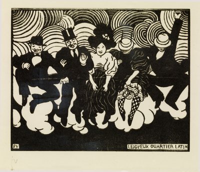 ハッピーラテンクォーター 作： Felix Edouard Vallotton