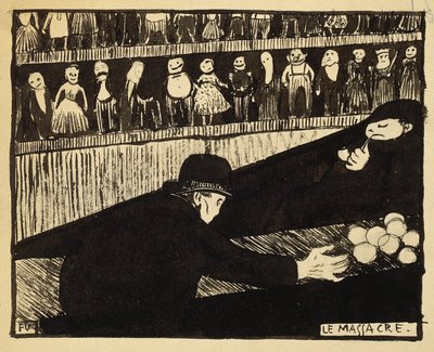 虐殺 作： Felix Edouard Vallotton